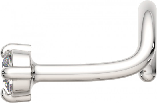 Пирсинг для носа из серебра