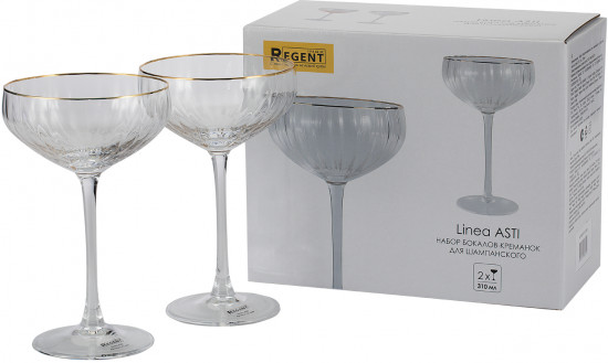 Набор бокалов-креманок для шампанского «Asti»