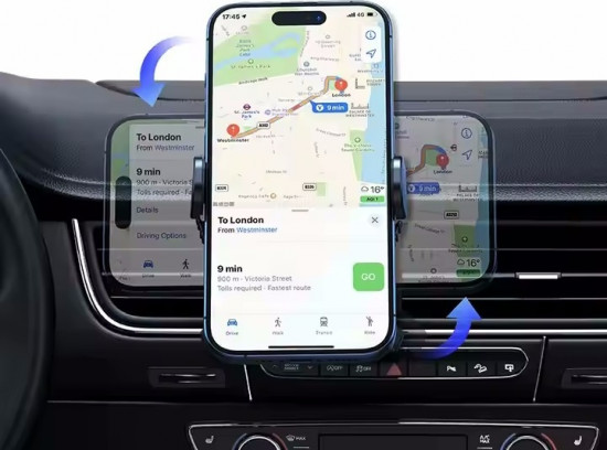 Держатель для телефона Usams US-ZJ077 черный
