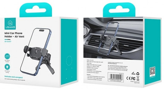 Держатель для телефона Usams US-ZJ077 черный
