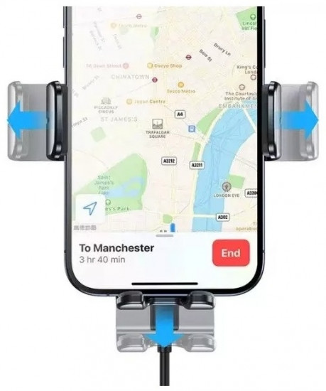 Автодержатель на присоске с беспроводной зарядкой Usams CD229 15W