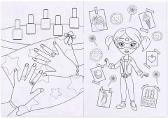 Раскраска для девочек «Стильный образ» - Фото 1