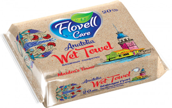 Салфетки влажные освежающие «Anatolia»