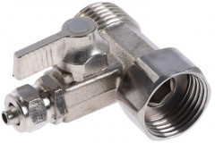 Тройник для подключения системы фильтрации под пластиковую трубку ВР1/2"×НР1/2"×1/4" - Фото 1