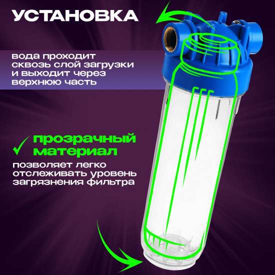 Корпус для фильтра холодной воды 10SL, 3/4"