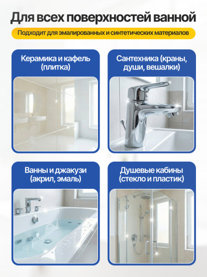 Чистящее средство для ванной комнаты