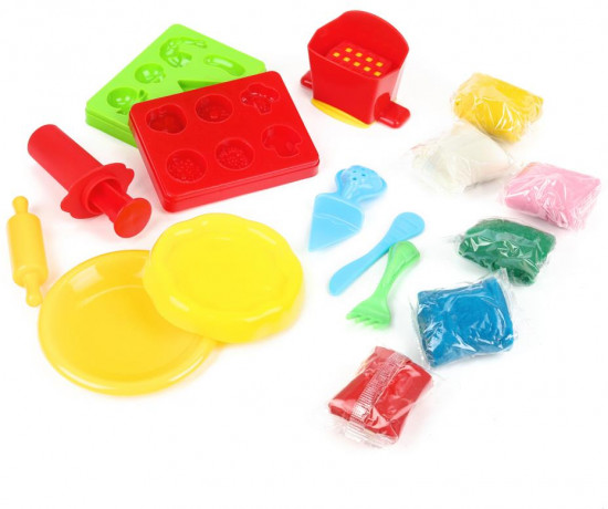 Набор с тестом для лепки «Бургер и картошка»