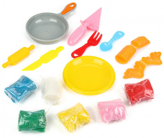 Набор с тестом для лепки «Спагетти»