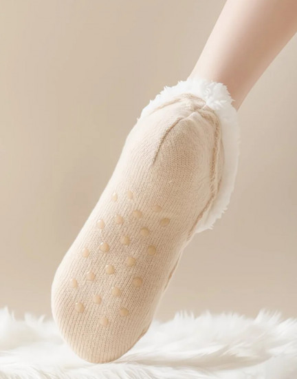 Носки-чешки женские с антискользящей подошвой