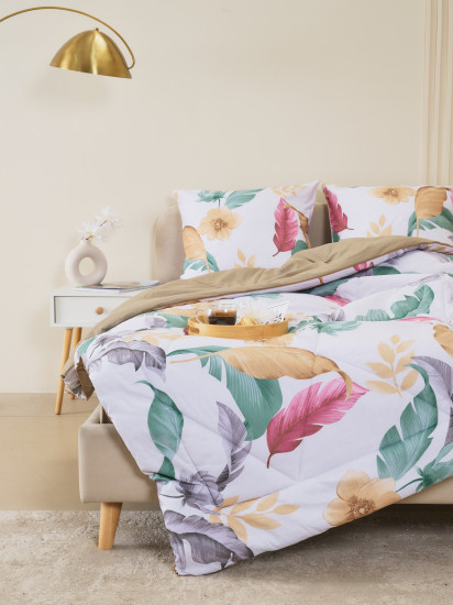 Комплект постельного белья с одеялом «Листья тропиков»