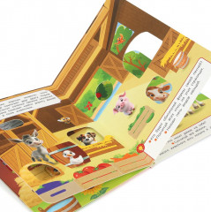 Книжка с окошками «Кто живёт на ферме?» - Фото 6