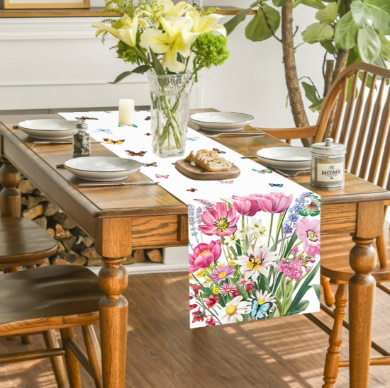 Дорожка на стол «Летние цветы»