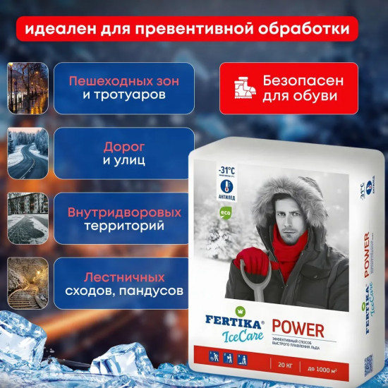 Антиледный реагент «IceCare Power»