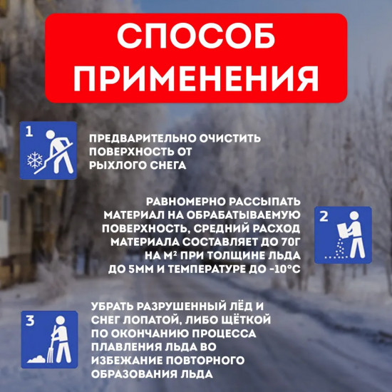 Антиледный реагент «IceCare Power»