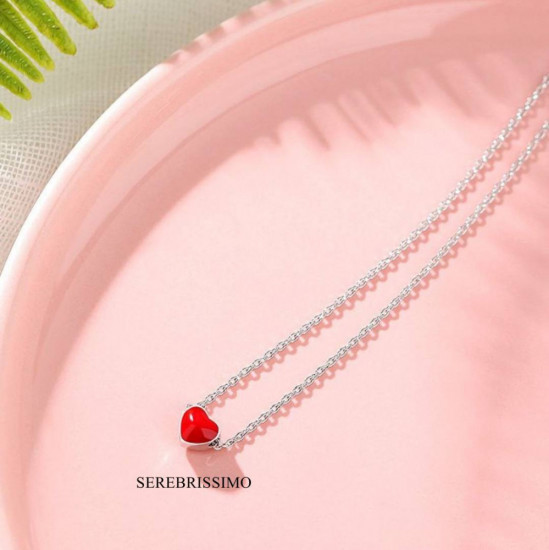 Колье «Красное сердце»