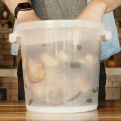 Бочка пищевая для солений с герметичной крышкой - Фото 2