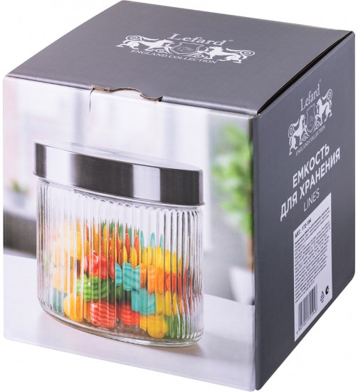 Емкость для хранения с крышкой «Lines»