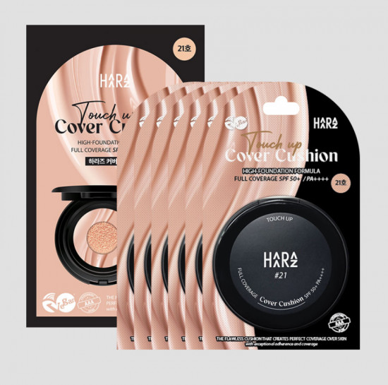 Увлажняющий компактный кушон с лёгкой текстурой «Touch Up Cover Cushion» SPF 50, оттенок 21