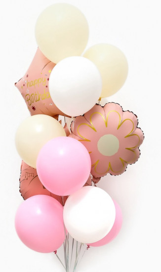 Набор шаров воздушных «Розовая гитара»