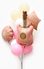 Набор шаров воздушных «Розовая гитара» - Фото 7