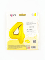 Шар воздушный «Цифра 4» - Фото 2