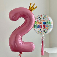 Шар воздушный «Цифра 2» - Фото 4