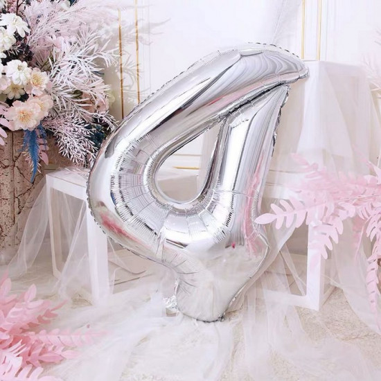 Шар воздушный «Цифра 4»