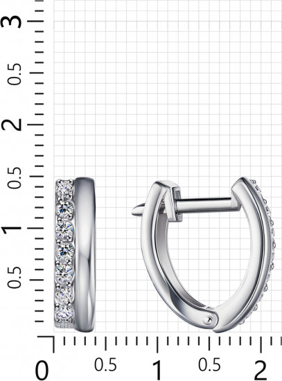 Комплект украшений из серебра