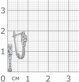 Комплект украшений из серебра