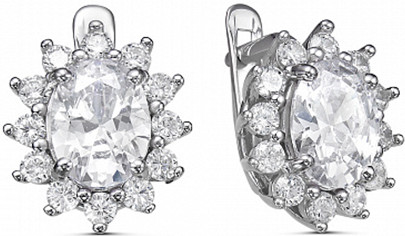 Комплект украшений из серебра