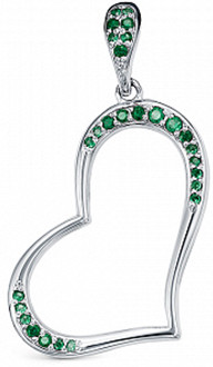 Комплект украшений из серебра