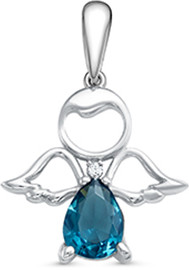 Комплект украшений из серебра