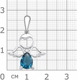 Комплект украшений из серебра