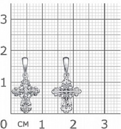 Комплект украшений из серебра