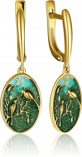 Комплект украшений из серебра