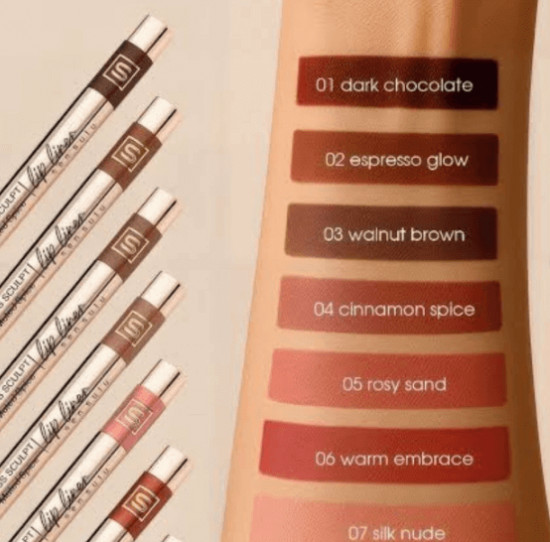 Карандаш для губ гелевый «Kiss Sculpt Easy Glide Lip Liner», оттенок 07