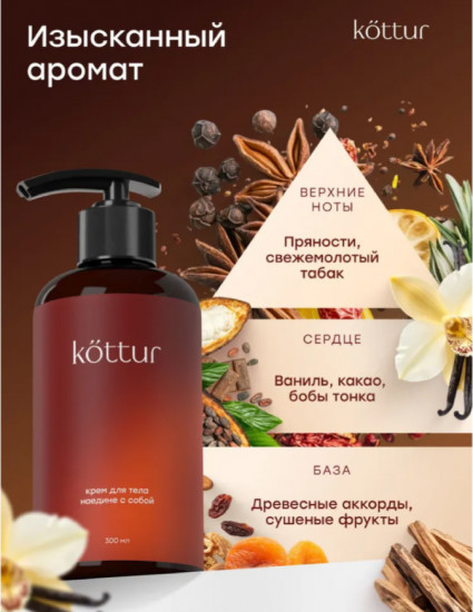 Крем для тела и рук парфюмированный увлажняющий «Tobacco Vanilla»