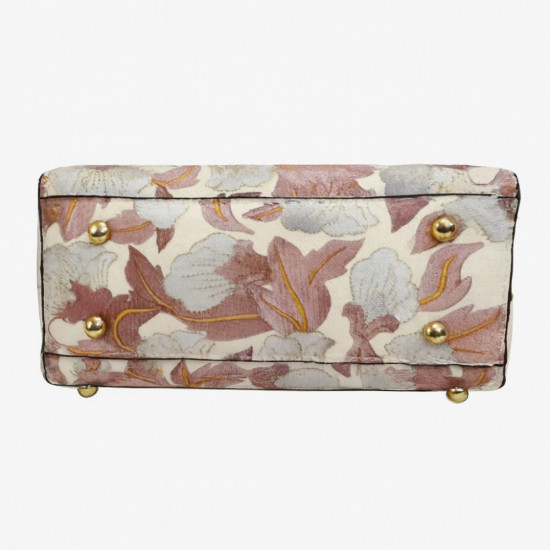 Женская сумка с цветочным принтом