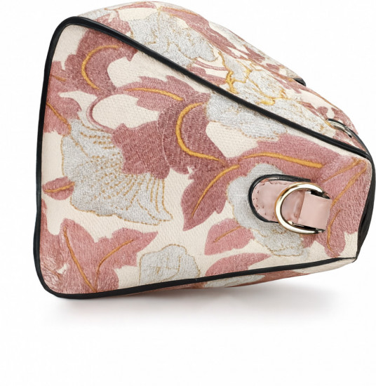 Женская сумка с цветочным принтом
