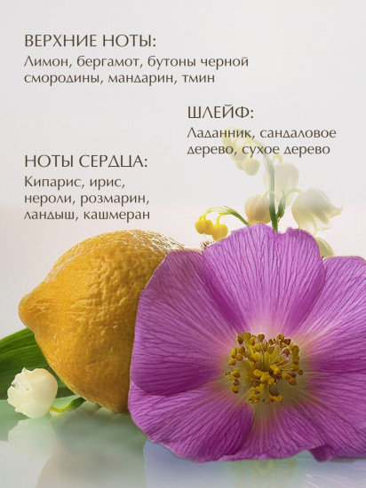 Парфюмированный крем для рук и тела увлажняющий «Бергамот, мандарин, ирис и нероли»