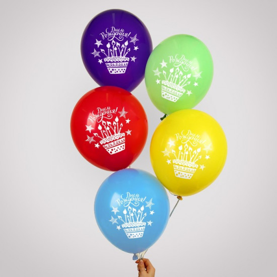 Набор шаров воздушных «День рождения»
