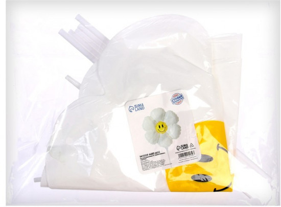 Шар воздушный «Белая ромашка»