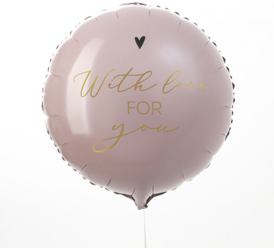 Шар воздушный «With love for you»