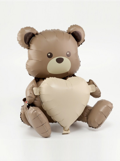 Шар воздушный «Мишка с сердцем»