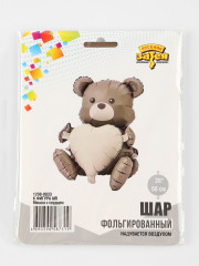 Шар воздушный «Мишка с сердцем» - Фото 3