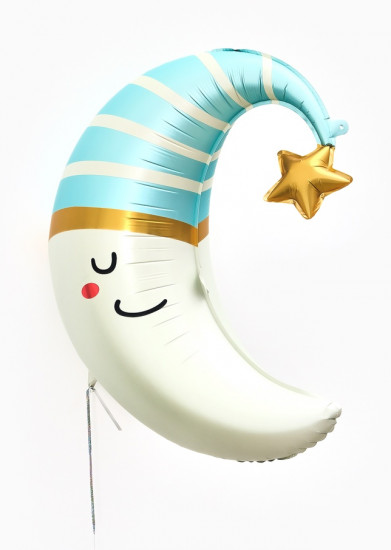 Шар воздушный «Голубой месяц»