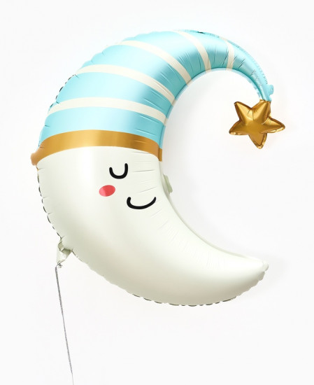 Шар воздушный «Голубой месяц»