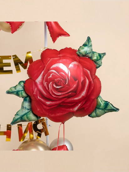 Шар воздушный «Акварельная роза»