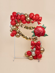 Шар воздушный «Акварельная роза» - Фото 2