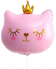 Шар воздушный «Кошечка - королева розовая» - Фото 1